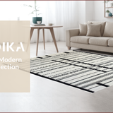 Chic Earthy Striped Motif(Black)