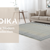 Ultra Soft Area Rug, Non Slip, Stain Resistant, Washable Area Rugs for Living Room, Bedroom, Rustic Abstract Organic Patterns(Gray)