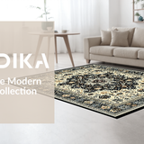 Eclectic Round Rustic Ornamentation(Beige)