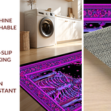 Ultra Soft Area Rug, Non Slip, Stain Resistant, Washable Area Rugs for Living Room, Bedroom, Striking Dark Romantic Imagery(Purple)