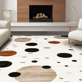 Ultra Soft Area Rug, Non Slip, Stain Resistant, Washable Area Rugs for Living Room, Bedroom, Vibrant Artistic Animal Print(Beige)