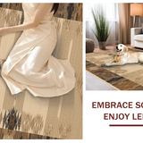 Ultra Soft Area Rug, Non Slip, Stain Resistant, Washable Area Rugs for Living Room, Bedroom, Whimsical Earthy Animal Motif(Beige)