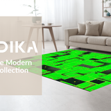 Contemporary Lush Green Motif(Green)
