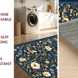 Lush Garden Inspired Motif(Blue)