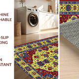 Ultra Soft Area Rug, Non Slip, Stain Resistant, Washable Area Rugs for Living Room, Bedroom, Sublime Cozy Cottage Aesthetic(Yellow)