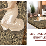 Chic Whimsical Leopard Patterned Accent(Beige)