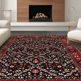Contemporary Oversized Floral Motif(Red)