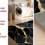 Artistic Fluid Marble Motif(Black)