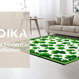 Elegant Green Leaf Motif Design(Green)