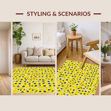 Cheerful Sunflower Shaggy Accent(Yellow)
