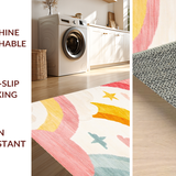 Joyful Multi Hued Geometric Theme(Pink)