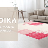 Ultra Soft Area Rug, Non Slip, Stain Resistant, Washable Area Rugs for Living Room, Bedroom, Rustic Textured Artistic Flow(White)