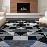 Elegant Black Tasseled Accent(Gray)