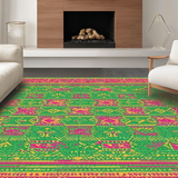 Artistic Fluid Geometric Composition(Green)