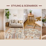 Charming Cozy Chic Geometric Flair(Beige)