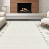 Ultra Soft Area Rug, Non Slip, Stain Resistant, Washable Area Rugs for Living Room, Bedroom, Subtle Earthy Tones with Texture(Beige)