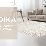 Ultra Soft Area Rug, Non Slip, Stain Resistant, Washable Area Rugs for Living Room, Bedroom, Calming Soft Patterned Decor(Beige)