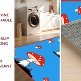 Charming Whimsical Shaggy Decor(Blue)