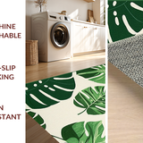 Lush Plant Print Elegance(Green)