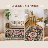 Chic Earthy Toned Geometric Ensemble(Black)