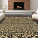 Ultra Soft Area Rug, Non Slip, Stain Resistant, Washable Area Rugs for Living Room, Bedroom, Rustic Vibrant Animal Print(Beige)