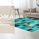 Chic Neutral Tone Geometry(Blue)