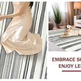 Contemporary Minimalist Stripe Aesthetic(White)