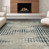 Artful Distressed Ogee Composition(Gray)