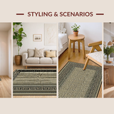 Rustic Earthy Greek Key Aesthetic(Beige)