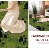 Ultra Soft Area Rug, Non Slip, Stain Resistant, Washable Area Rugs for Living Room, Bedroom, Serene Natural Landscape Vibe(Green)