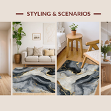 Contemporary Textured Visual Harmony(Gray)