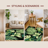 Elegant Leafy Botanical Motif(Green)