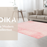 Ultra Soft Area Rug, Non Slip, Stain Resistant, Washable Area Rugs for Living Room, Bedroom, Sophisticated Soft Modern Flair(Pink)