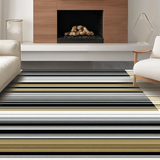 Chic Dual Tone Linear Stripes(Black)