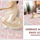 Contemporary Pastel Shaggy Design(Pink)