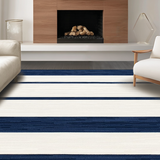 Dynamic Coastal Striped Serenity(Blue)