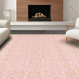 Ultra Soft Area Rug, Non Slip, Stain Resistant, Washable Area Rugs for Living Room, Bedroom, Coquette Bowknot Accent Rug with Whimsical Ribbon Motif and Preppy Charm(Pink)