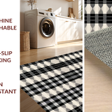 Ultra Soft Area Rug, Non Slip, Stain Resistant, Washable Area Rugs for Living Room, Bedroom, Rustic Gray Geometric Arrangement(Beige)
