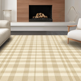 Ultra Soft Area Rug, Non Slip, Stain Resistant, Washable Area Rugs for Living Room, Bedroom, Stylish Warm Earthy Shag Design(Beige)