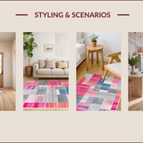 Vibrant Multicolor Faded Aesthetic(Pink)