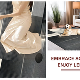 Contemporary Minimalist Tiled Motif(Black)