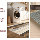 Ultra Soft Area Rug, Non Slip, Stain Resistant, Washable Area Rugs for Living Room, Bedroom, Cozy Cottage Inspired Patterns(Beige)