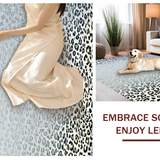 Contemporary Exotic Patterned Runner(Gray)