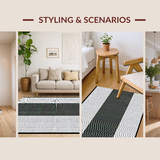 Contemporary Bold Graphic Lines(Black)