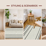 Chic Abstract Dual Tone Lines(Black)