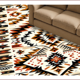 Ultra Soft Area Rug, Non Slip, Stain Resistant, Washable Area Rugs for Living Room, Bedroom, Southwest Aztec Cream Entryway Non-Slip Rug(Beige)