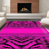 Artistic Tiger Silhouette Appeal(Pink)