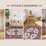 Artistic Low Pile Geometric Aesthetic(Beige)