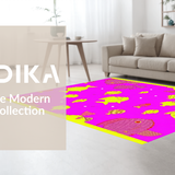 Cheerful Yellow Minimalist Design(Pink)