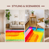 Cheerful Half Moon Sunshine Aesthetic(Red)